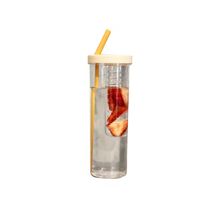 Eco-Friendly PC Water Cup Lemon Filter <b>Straw</b> for Men Women Students Camping Outdoor Dishwasher Safe Boiling Water Applicable - Product Image 6