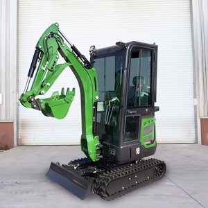 Ce EPA Euro 5 động cơ bánh xích máy xúc 1.8 tấn thủy lực trang trại Mini Digger tất cả các địa hình đào đất DIESEL nhỏ Bagger để bán - Product Image 1