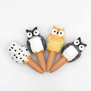 หม้อดินเผาสำหรับรดน้ำด้วยตัวเองอุปกรณ์รดน้ำขนาดเล็กรูปนกฮูกน่ารักแบบกำหนดเองเครื่องมือรดน้ำแบบกำหนดเอง - Product Image 5