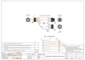 สายแยกไฟ M12 <span class=keywords><strong>K</strong></span> Code 5 ขา แบบ Y 1 ตัวเมีย เป็น 1 ตัวเมีย + 1 ตัวผู้ สำหรับเชื่อมต่อจ่ายไฟ 24V/48V สำหรับอุปกรณ์อุตสาหกรรม - Product Image 2