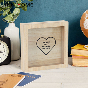 Wooden Frame Coin <strong>Bank</strong> Money <strong>Bank</strong> <strong>Piggy</strong> <strong>Banks</strong> <strong>for</strong> <strong>Adults</strong> Decorative Shadow Box Gift <strong>for</strong> Kids - Product Image 2