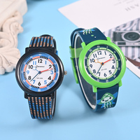 Montre analogique Mingrui pour enfants filles, étanche 30M, mouvement à quartz silencieux, lunette imprimée colorée, design breveté