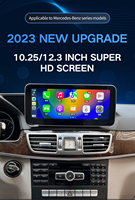12,3 pulgadas Multimedia coche estéreo 360 Cámara Carplay 4G Wifi Android coche REPRODUCTOR DE Dvd para Mercedes Benz Audi Bmw