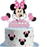 Glaspumpel-Prinzessin Tortendekoration Cartoon Geburtstagstorten-Deko für Mädchen Geburtstag Babyparty Zubehör