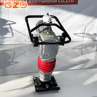 Pilon vibratoire électrique GZD, moteur 3KW, 65kg, 220V 380V 110V, couleur personnalisée, compacteur de sol robuste