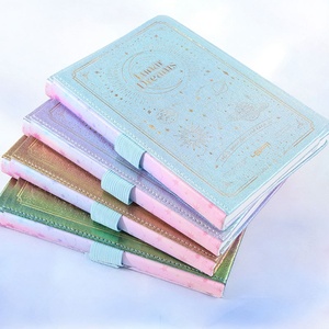 Carnet à couverture rigide avec processus de dorure et paillettes, lignes horizontales, papier durable, cadeau <span class=keywords><strong>d</strong></span>'anniversaire pour étudiant - Product Image 2