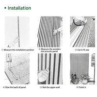 Paneles de Madera Acústicos de Nogal, Paneles de Pared Acústicos de Madera en Gris, Venta Directa de Fábrica