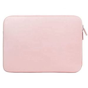 High Quality New Custom Size Durable Pink 15.6 Neoprene Laptop Sleeve Case Protective Soft Carrying <b>Bag</b> Cover for Notebook - Product Image 1