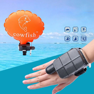 Cowfish Inflatable Safety <b>Arm</b> <b>Band</b> For Kids And <b>Adults</b> Swim Rescue Equipment Orange Cartoon Design - Product Image 2