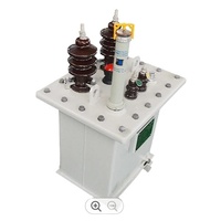 Transformador de poste monofásico de doble voltaje reductor de 50 kVA, 100 kVA, 375 kVA, 10 kV, 11 kV, con bobina toroidal de aluminio y sumergido en aceite