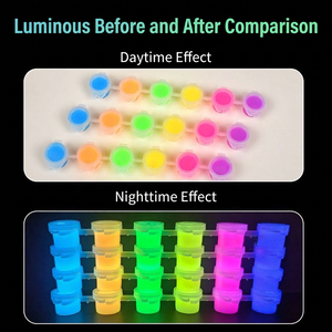 Strisce di Vernice Luminosa Super Brillante Panwenbo, Pittura Murale Colorata a Base d'Acqua, Strisce di Vernice Acrilica per Graffiti - Product Image 3