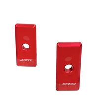 Cache d'axe de roue arrière en aluminium CNC universel pour moto tout-terrain, avec capuchon de réglage de chaîne et couvercle d'extrémité de bras oscillant