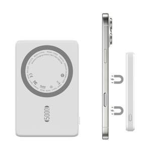 ポータブル5000mAhミニパワーバンク20W急速充電PD3.0/QC4+磁気ワイヤレス充電器Type-C入力リチウムポリマー電池 - Product Image 6
