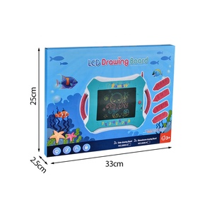 Tavoletta LCD per Bambini, Lavagna Colorata per <span class=keywords><strong>Disegno</strong></span> e Scarabocchi con Funzione di Cancellazione a Un Tasto e Blocco Schermo, Portatile e Riutilizzabile - Product Image 6
