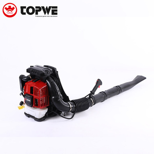 Soplador de hojas a gasolina de mochila de 2 tiempos de alta potencia con ajuste para limpieza de jardín y césped - Product Image 3