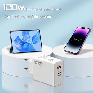 อะแดปเตอร์ชาร์จไฟแบบเร็วพิเศษ 120W QC3.0 USB พร้อมสายชาร์จ USB C 6A สำหรับโทรศัพท์มือถือ - Product Image 5