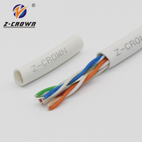 Câble réseau en cuivre Cat6 torsadé Lszh 300mm UTP Angulo 90