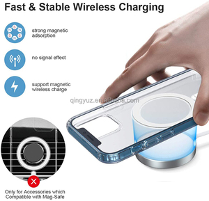<span class=keywords><strong>Coque</strong></span> de téléphone magnétique <span class=keywords><strong>transparente</strong></span> antichoc en acrylique avec recharge sans fil pour <span class=keywords><strong>iPhone</strong></span> 12 <span class=keywords><strong>13</strong></span> 15 16 - Product Image 5