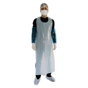 <span class=keywords><strong>Tablier</strong></span> jetable <span class=keywords><strong>en</strong></span> polyéthylène, m, imperméable, non stérile, blanc et bleu, <span class=keywords><strong>en</strong></span> <span class=keywords><strong>plastique</strong></span> pe, usage médical, hôpital <span class=keywords><strong>pour</strong></span> les soins de santé - Product Image 2