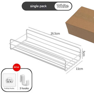 Étagère de rangement murale pour salle de bain <span class=keywords><strong>sans</strong></span> trous Étagère de rangement murale pour cuisine - Product Image 3