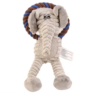 Nhà Cung Cấp Bán Buôn Giá Hiện Tại Ít Vật Nuôi Sống Đồ Chơi Pet Plush Toy Elephant