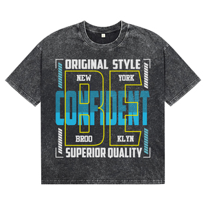 T-shirts personnalisés à manches courtes pour hommes, respirants, en coton de qualité supérieure, style original imprimé, col rond, décontractés, coupe oversize - Product Image 1
