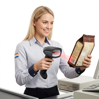 Scanner portable VS420 pour supermarché, capteur CMOS filaire USB, prend en charge la lecture de codes-barres 1D et 2D