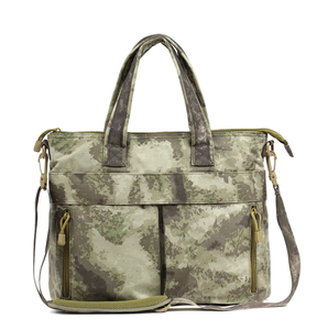 DFS0323 Outdoor Tactical Suede Laptop Bag Multi-Functional Ingle Shoulder Crossbody Durable Commuter Travel <b>Briefcase</b> - Product Image 4