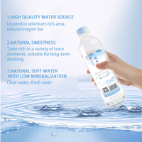 Vente en gros d'eau minérale d'usine en 380ml 500ml 1L 4L 15L d'eau minérale en bouteille de source naturelle OEM ODM acceptable
