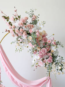 Пользовательские Румяна Розовая роза цветок арка для свадебного украшения - Product Image 4