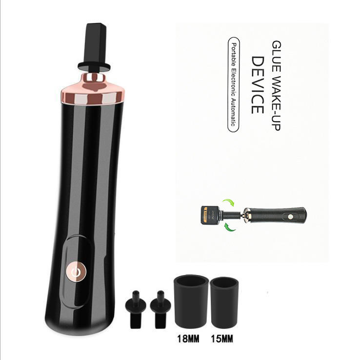 Noir + 2 têtes de silicone (base non incluse)