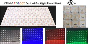 Panel <span class=keywords><strong>LED</strong></span> Flexible de 300x600mm 240x480mm, ODM OEM, CRI95, Color Ajustable, Módulos de Retroiluminación Flexibles para Aplicar en Piedra y Mármol - Product Image 3
