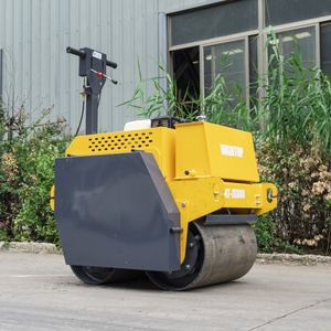 Rodillo Compactador Vibratorio de Gasolina Manual con Doble Tambor Hidráulico - Product Image 2