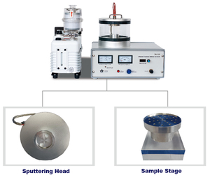 BN-SD900 dụng cụ phòng thí nghiệm di động máy tính để bàn ion phún xạ Coater máy thép không gỉ chân không Coater - Product Image 2