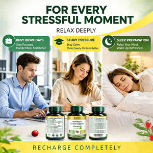 Complément Herbal Personnalisé pour l'Humeur et la Concentration Mentale - Fabricant d'Ashwagandha pour la Relaxation et l'Humeur - 50 Capsules pour l'Humeur et la Concentration Mentale - Product Image 4