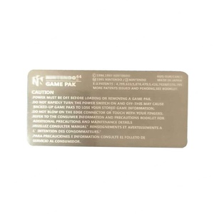 Autocollants pour cartouches de jeux vidéo N64 pour GBA Game Boy Advance - Product Image 3