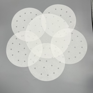 Papel de Hornear al por Mayor para Freidoras de Aire, Láminas de Papel de Pergamino con Revestimiento de Silicona para Congelar, Envolver, Cocinar al Vapor y Asar Alimentos - Product Image 3