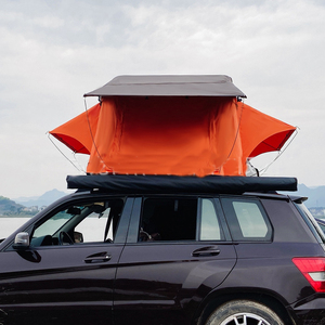 Vente en gros d'usine personnalisée tente de toit en Oxford pliable à couverture souple pour voiture <span class=keywords><strong>camping</strong></span> en plein air - Product Image 4
