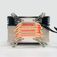 Ventes directes d'usine personnalisé 6 caloduc radiateur CPU double ventilateur haute Performance silencieux dissipateur thermique LGA1700 refroidisseur de processeur pour ordinateur de bureau