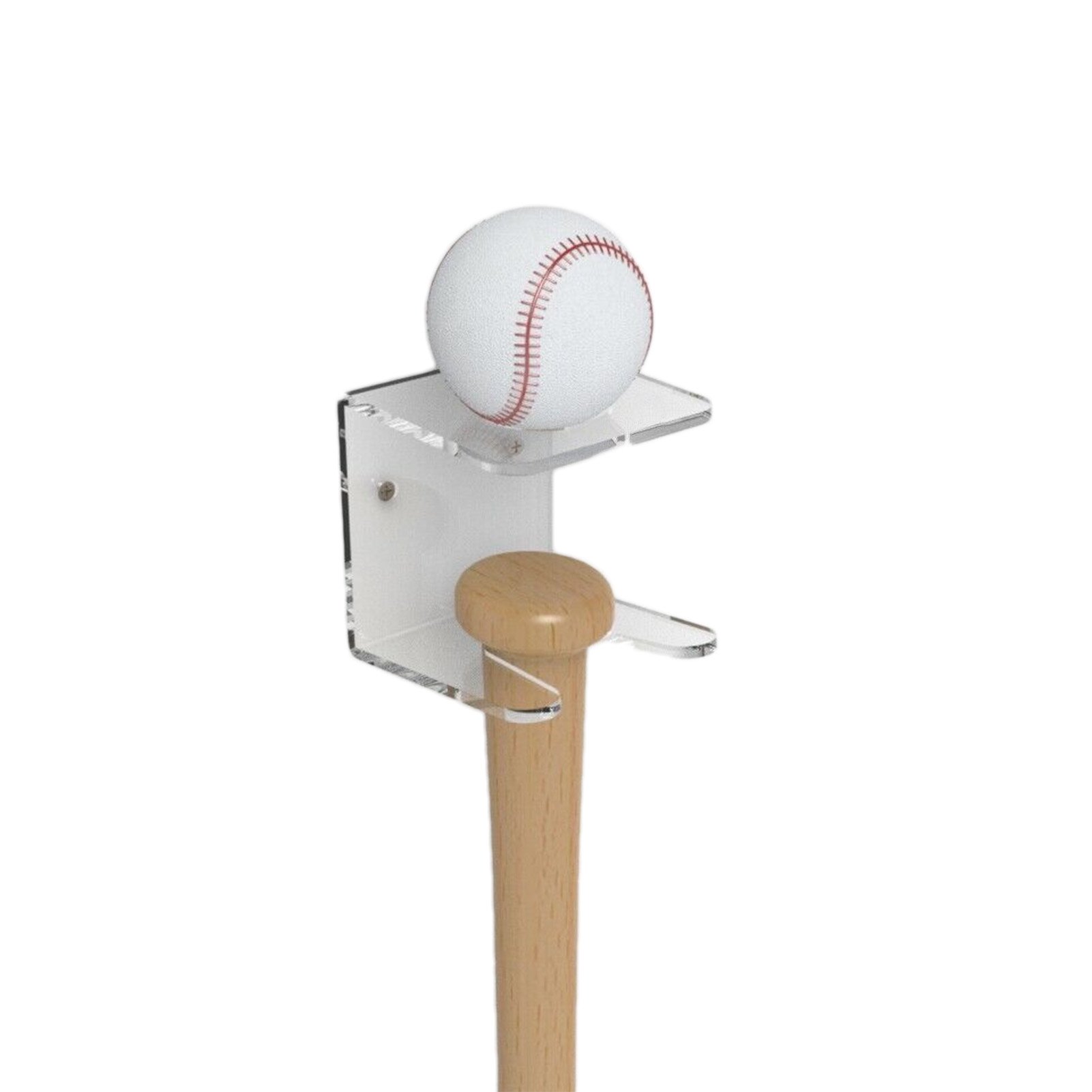 Accessoire Décoration Salle De Sport Maison Support D'affichage De Batte De Baseball, Support Mural En Bois Compact Cadeau Sportif Homme Femme Collectionneur