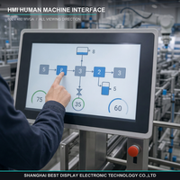 Interface homme-machine (HMI) - Écran LCD TFT WVGA 5 pouces 800x480 - Large plage de température - Haute luminosité - Module résistant aux vibrations