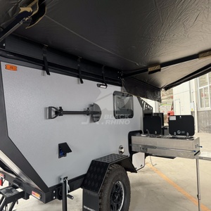 Mini Caravana <span class=keywords><strong>2023</strong></span>, Mini Casa Rodante para Acampar al Aire Libre, Caravana de Aluminio, Toldo para Caravana, Garaje - Product Image 4