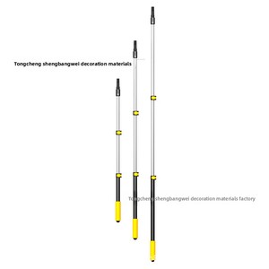 Rodillo de Lija Telescópico de Aleación de Aluminio Engrosado con Soporte para Papel de Lija, Herramienta de Extensión para Limpieza de Revestimientos de Paredes de Anhui - Product Image 5