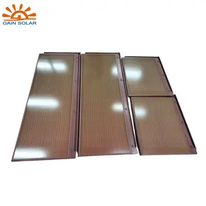 On Grid Solar Energy 1260mm*480mm Solar Tiles Integrated Black Red Grey Solar Roof Tiles