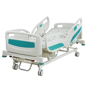 Bed Hospital 2 Function Manual Steel Frame Healthcare Nursing Medical Care Bed For Hospital