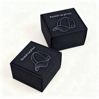 Boîte d'expédition personnalisée pour casquettes de baseball à impression recto-verso, flexographie, vêtements, chemises, avec boîte personnalisée pour casquettes