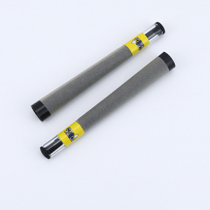 Natural Ultra Thin Unbleached Paper <b>Smoking</b> Cone with Glass Tips - Product Image 2