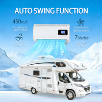 Système de climatisation de stationnement 24V pour camions, économe en énergie, avec compresseur split 12V R-134A et ventilateur silencieux pour caravanes, bus et véhicules