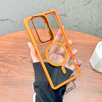 Funda Protectora Transparente con Soporte para Lentes para Samsung Galaxy S26 S25 Ultra S24 Plus, Carcasa Antigolpes S23, Venta al Por Mayor