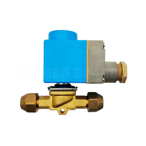 EVR6 032F1212 3/8 Zoll <span class=keywords><strong>2</strong></span>-Wege Normalerweise Geschlossenes Kältemittel-Magnetventil für HVAC-Kühler und Eisbereiter 24VDC 110VAC 220VAC - Product Image 1